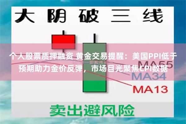 个人股票质押融资 黄金交易提醒：美国PPI低于预期助力金价反弹，市场目光聚焦CPI数据