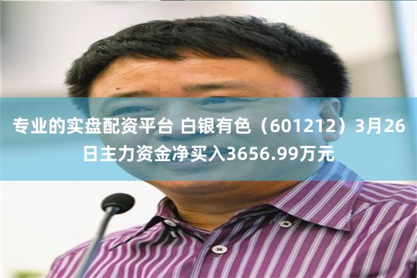专业的实盘配资平台 白银有色（601212）3月26日主力资金净买入3656.99万元