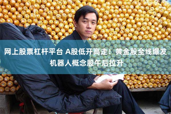 网上股票杠杆平台 A股低开高走！黄金股全线爆发 机器人概念股午后拉升