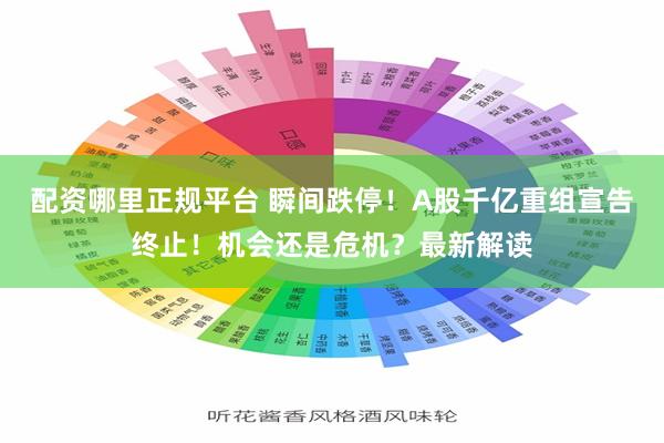 配资哪里正规平台 瞬间跌停！A股千亿重组宣告终止！机会还是危机？最新解读